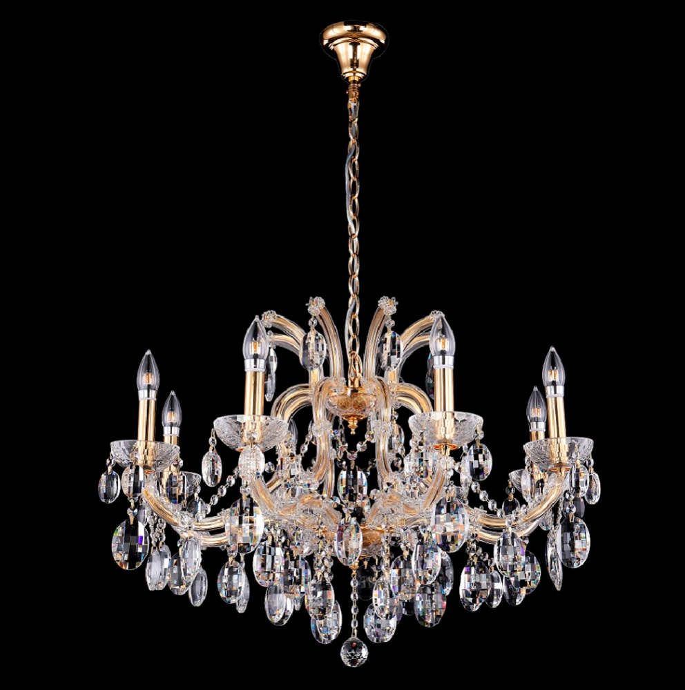 Crystal Lux Люстра Crystal Lux HOLLYWOOD SP8 GOLD