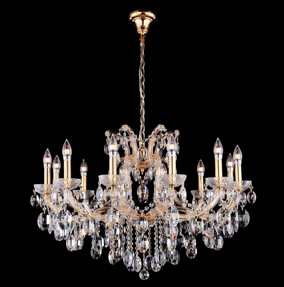 Crystal Lux Люстра Crystal Lux HOLLYWOOD SP12 GOLD