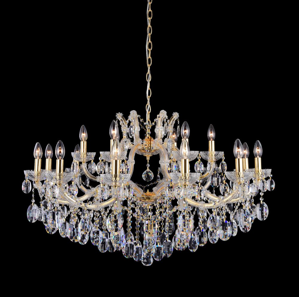 Crystal Lux Люстра Crystal Lux HOLLYWOOD SP12+6 GOLD