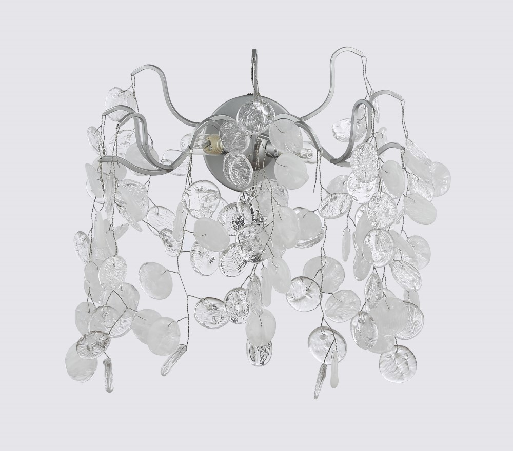 Crystal Lux Бра Crystal Lux TENERIFE AP2 SILVER