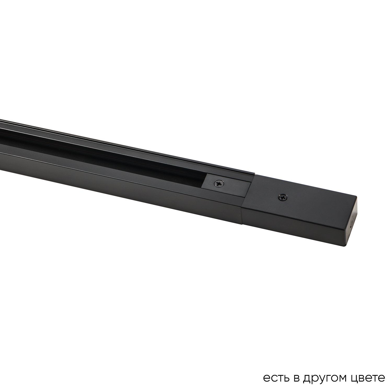 Crystal Lux Шинопровод однофазный с питанием и заглушкой Crystal Lux CLT 0.11 01 L1000 BL