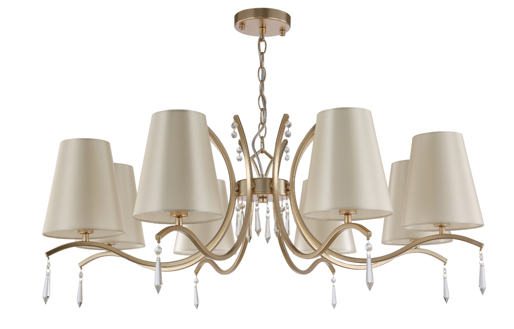 Crystal Lux Люстра Crystal Lux RENATA SP8 GOLD