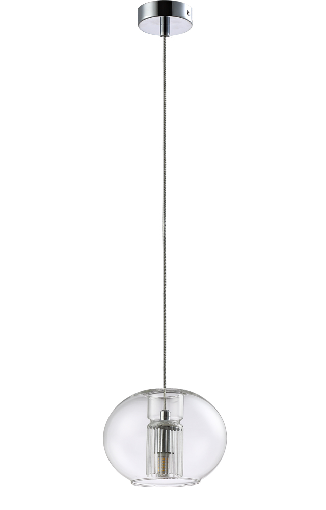 Crystal Lux Светильник подвесной Crystal Lux BELEZA SP1 E CHROME