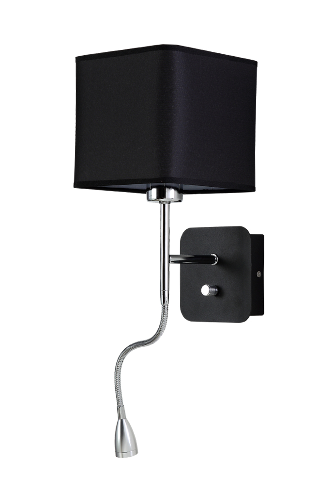 Crystal Lux Бра Crystal Lux PACO AP2 CHROME/BLACK