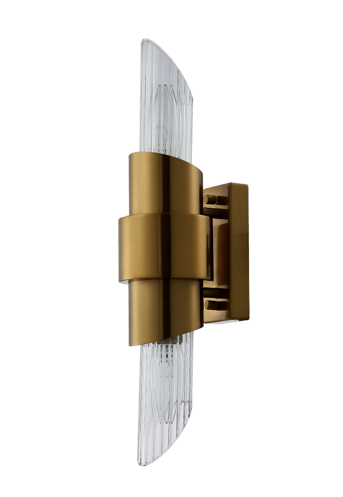 Crystal Lux Бра Crystal Lux JUSTO AP2 BRASS