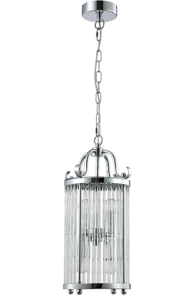 Crystal Lux Светильник подвесной Crystal Lux TADEO SP4 D200 CHROME/TRANSPARENTE