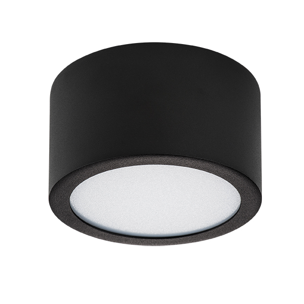 380173 Светильник ZOLLA CYL LED-RD 8W 640LM ЧЕРНЫЙ 3000K IP65