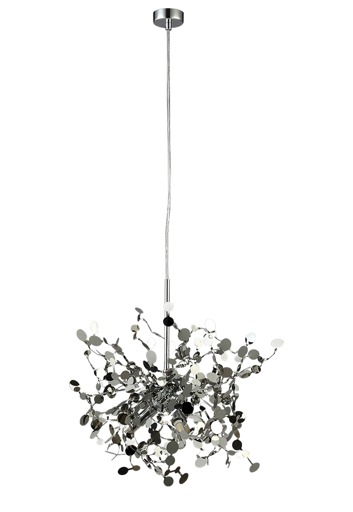 Crystal Lux Светильник подвесной Crystal Lux GARDEN SP3 D400 CHROME