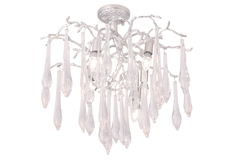 Crystal Lux Люстра Crystal Lux REINA PL5 D600 SILVER PATINA