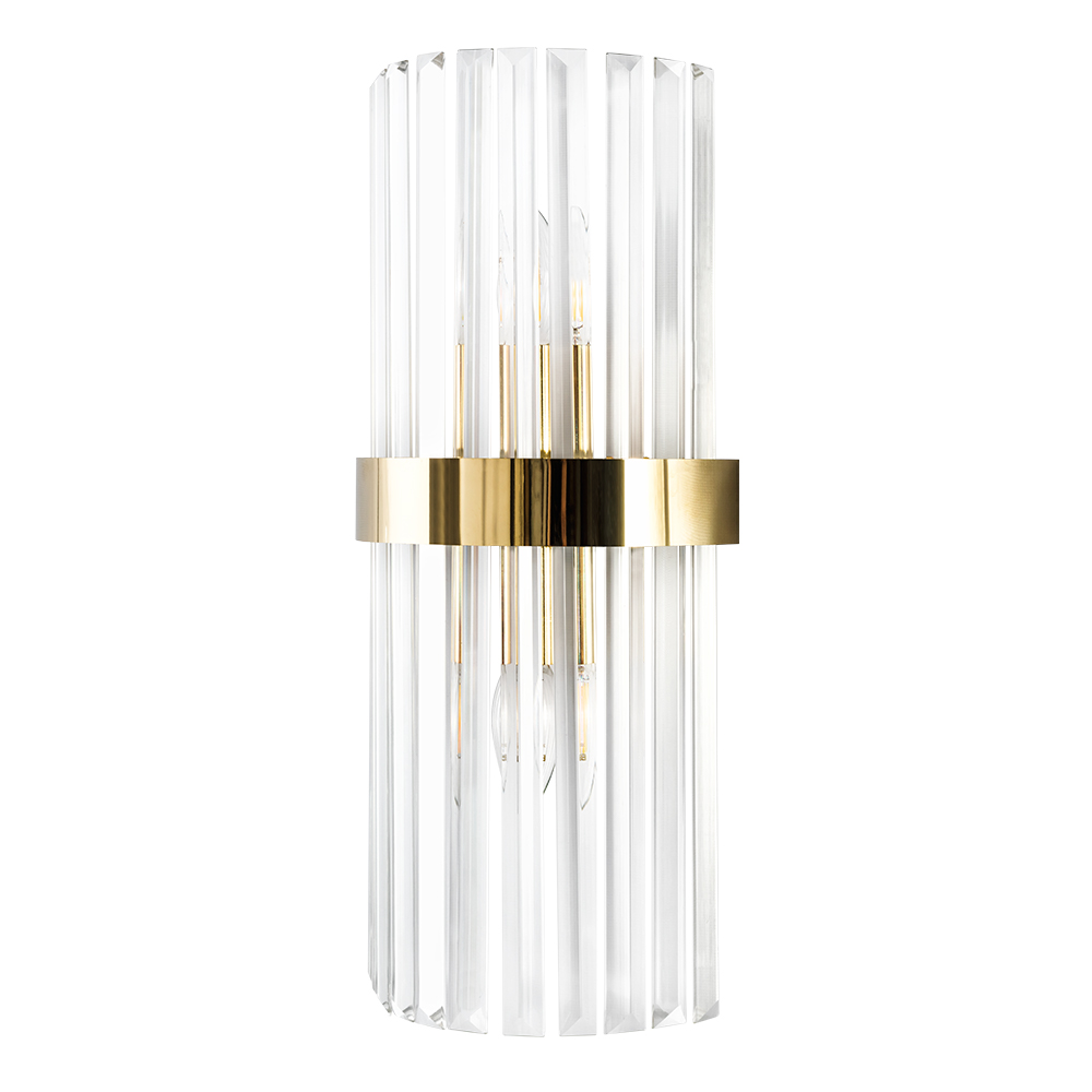 Crystal Lux Бра Crystal Lux SORPRESA AP2 BRASS/TRANSPARENTE