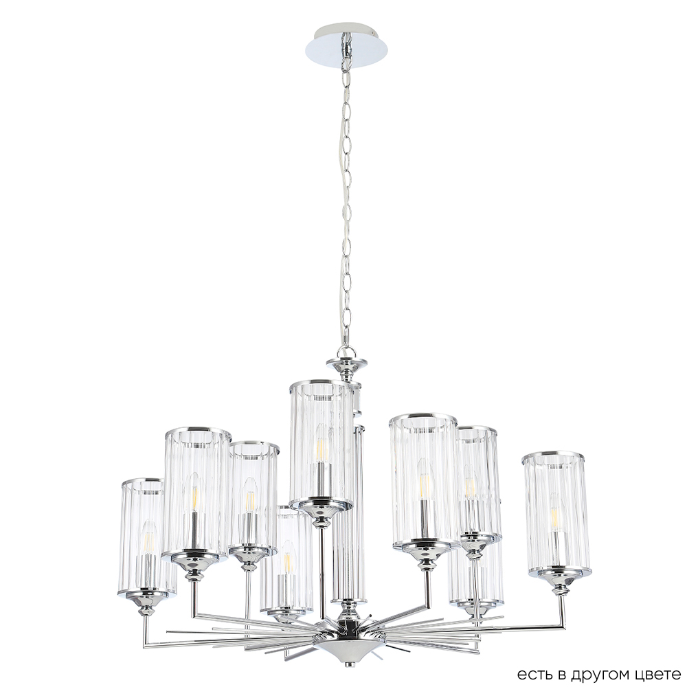 Crystal Lux Люстра Crystal Lux GLORIA SP9 CHROME