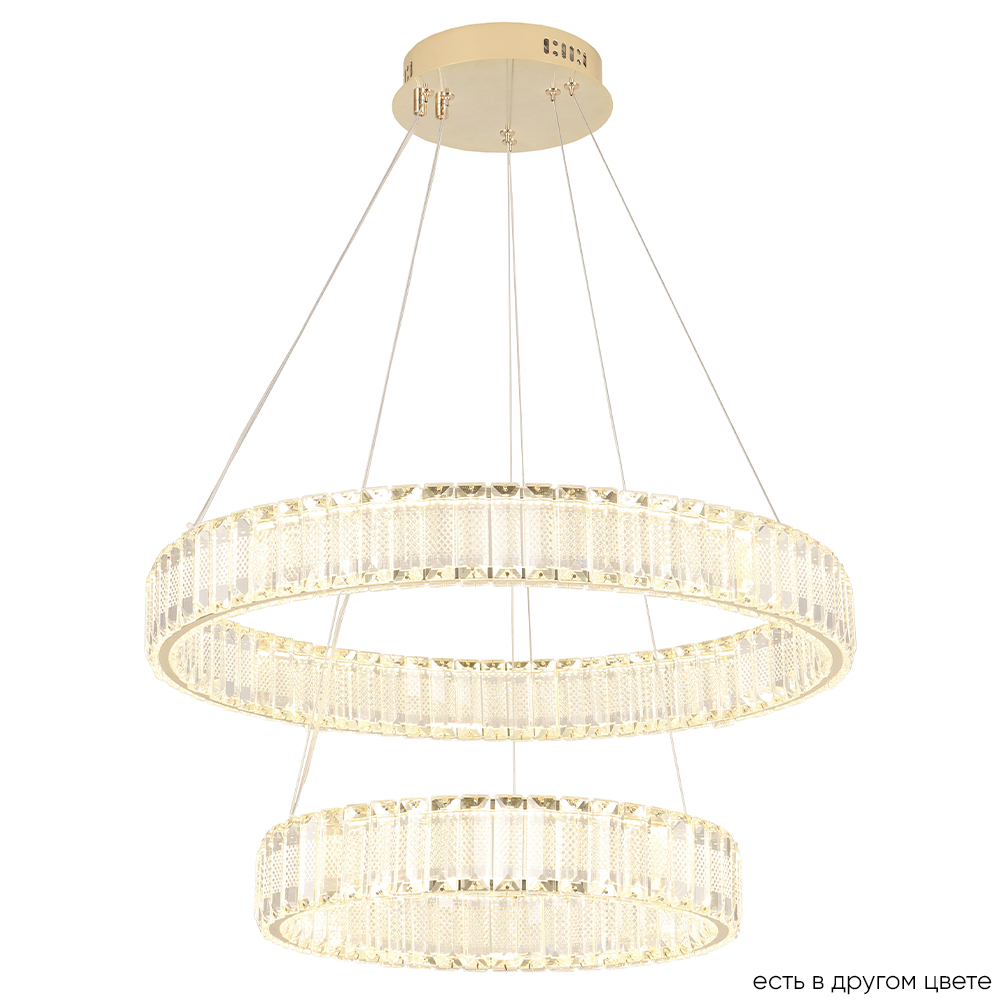 Crystal Lux Люстра Crystal Lux MUSIKA SP100W LED GOLD