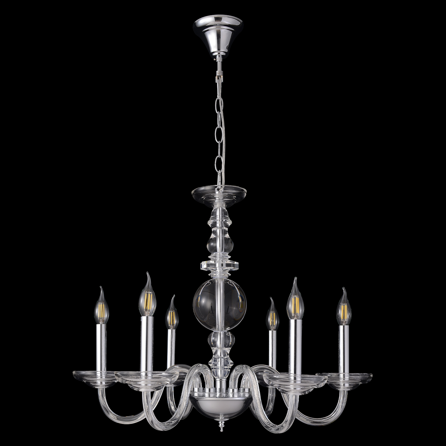 Crystal Lux Люстра Crystal Lux ARABESQUE SP6 CHROME