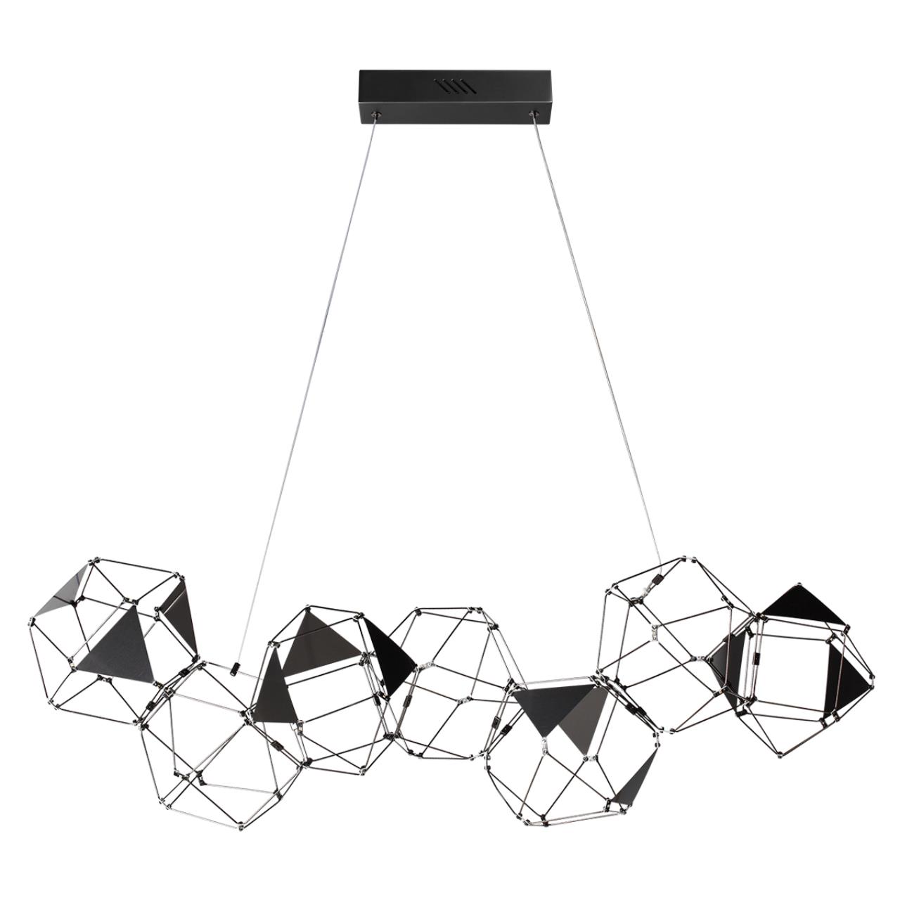 5087/32L L-VISION ODL25 505 черный хром/металл Люстра LED 32W 4000K 1900Лм TRELLIS